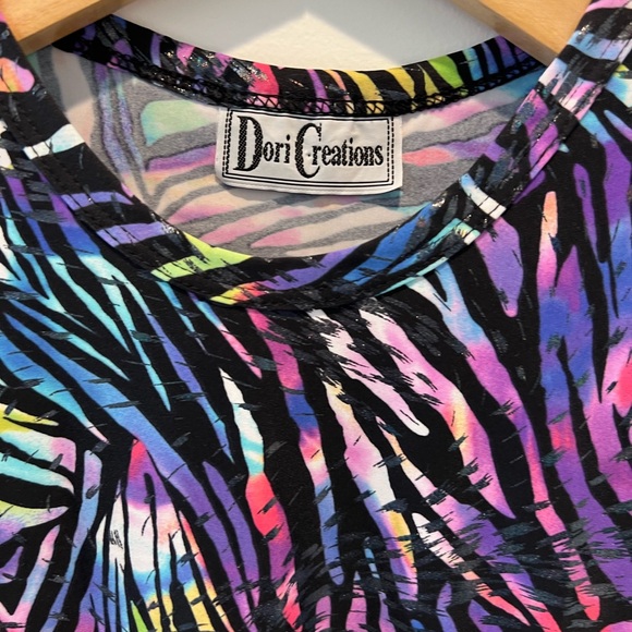 Dori Creations Multicolor Zebra Print Tank Dress Size 4 - Picture 3 of 4